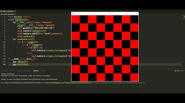 Como crear un tablero de ajedrez con Python | Tkinter Canvas