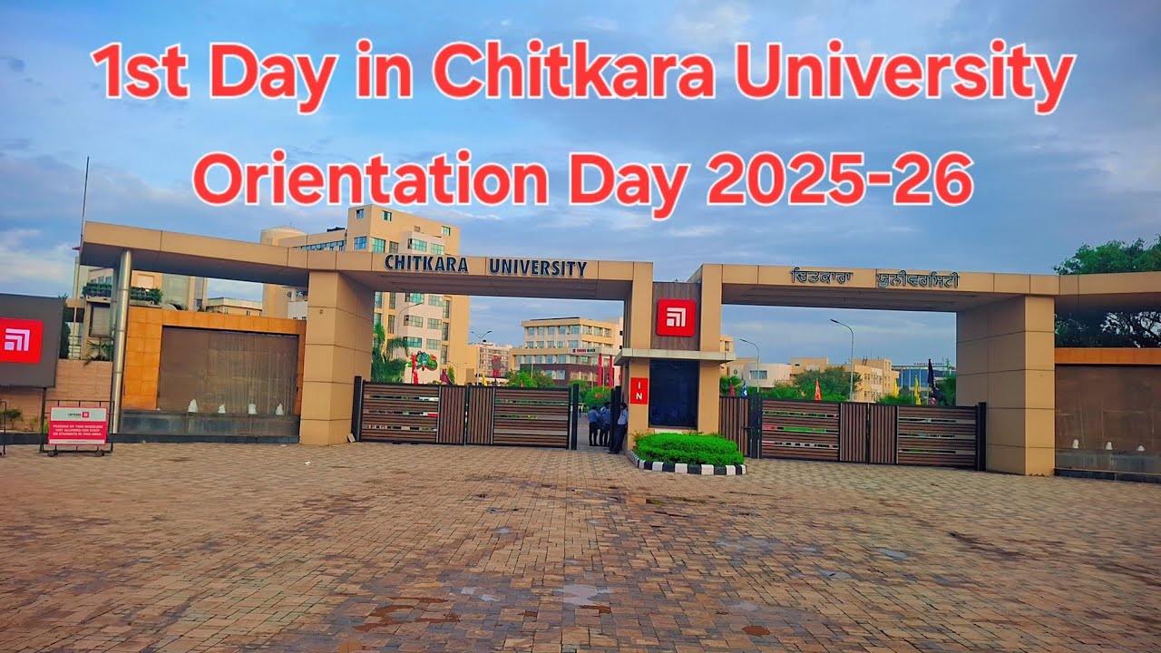 #Orientation Day in Chitkara University @chitkarauniversity @Vlogger.Sanjeet 