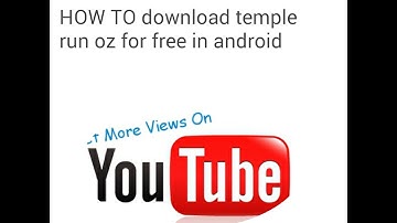 How to download Temple run OZ for free without Root for Android.