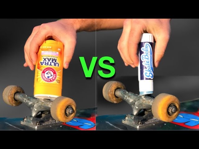 SKATE WAX vs DEODORANT 