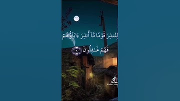 سورة يس من اية ١ الى ٧