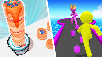 Giant Rush Vs Pancake Run - SpeedRun Gameplay Android, iOS #264