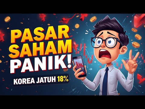 Market Panic! KOSPI Korea Selatan Anjlok 18% dalam 2 Hari — Dampak Perang Iran ke Pasar Dunia