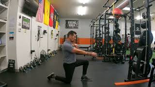 Scapular Protraction and Retraction Using a Cable