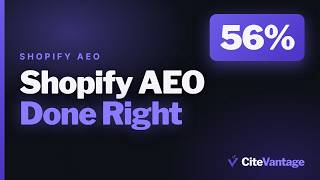 Shopify AEO: The Best-Practice Build