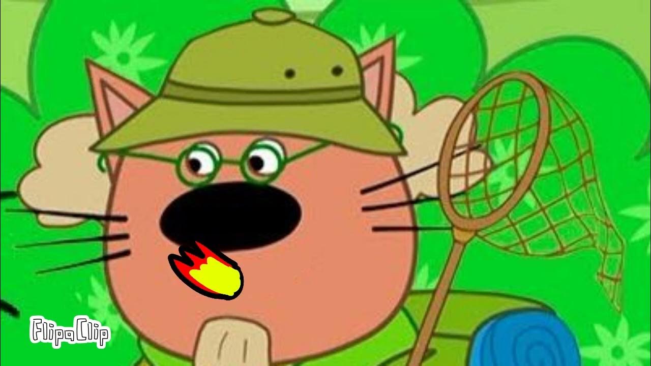Кот с сачком хихикает🐱🐈 - YouTube