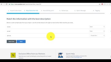 How to Import Contacts In AWeber