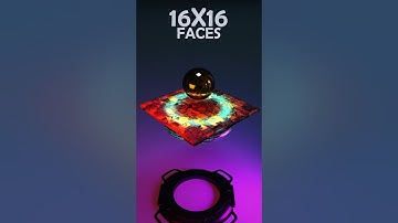 Sci-Fi Cloth Drop Test | 64x64 vs 265x265 Polygon Soft Body FX #loopixel #shorts #animation