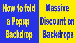 Popup Backdrop how to fold, and big discount
