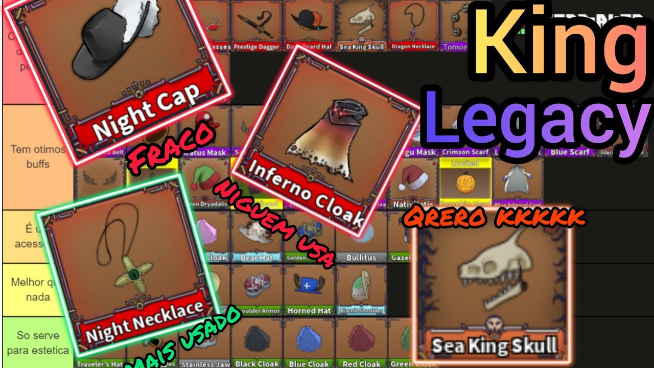 As 14 melhores Frutas de King Legacy para ficar mais poderoso em