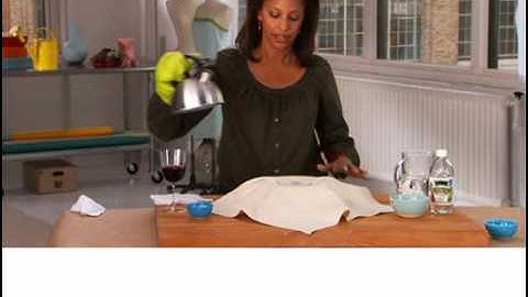 Real Simple How To: Remove a Red Wine Stain