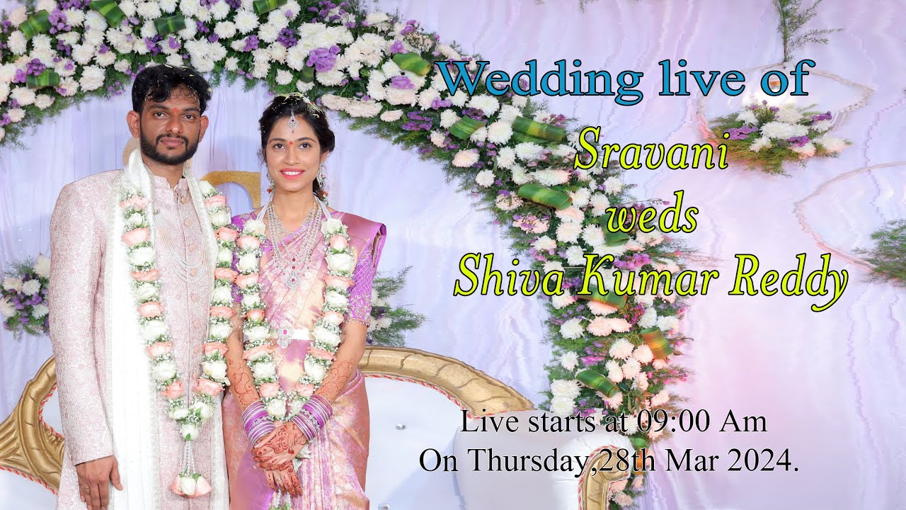 Wedding live of Sravani+Shiva Kumar Reddy - YouTube