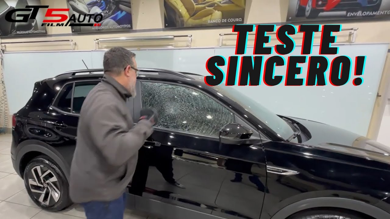 Teste de Película Antivandalismo GT5 Film Auto