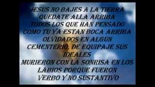 Video thumbnail of "Ricardo arjona-jesus es verbo no sustantivo (letra)"