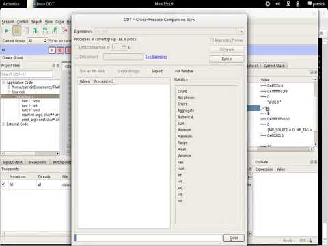 Arm DDT: Visualize variables in a parallel environment