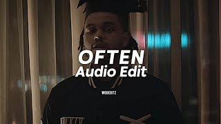 Often Sped Up - The Weeknd Edit Audio