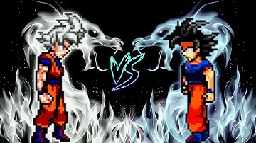 Who is Stronger?🤔 | Goku DBS V3.5 OP (all form) VS Goku TP V3 OP (all form) in Mugen