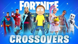 30 Most POPULAR Fortnite CROSSOVER Skins