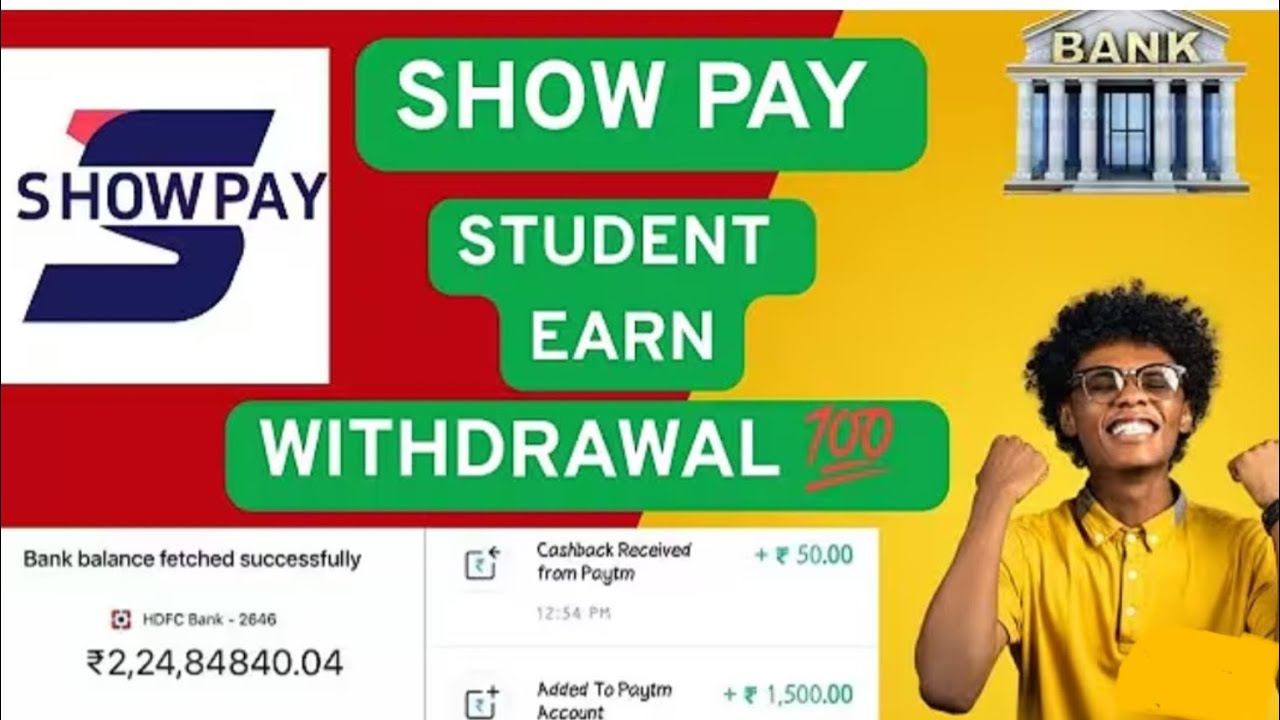 How to register show pay | show pay mei paise kise kamai | earn in show pay | 