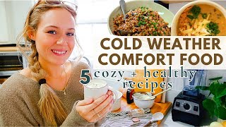 Healthy COZY COMFORT FOOD For Cold Days (5 recipes) ❄️🧣