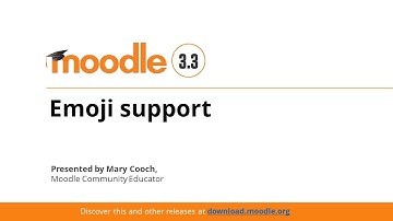 Emoji Support In Moodle 3.3