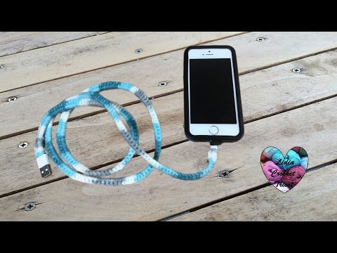 Protection cable crochet / Cable wrap crochet (english subtitles)