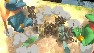 King.k.rool Down Throw Glaceon & Leafeonkemoryona