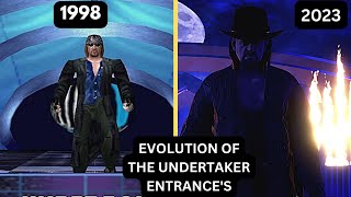 Evolution of The Undertaker's Entrance 1998-2023  (WWE Games)