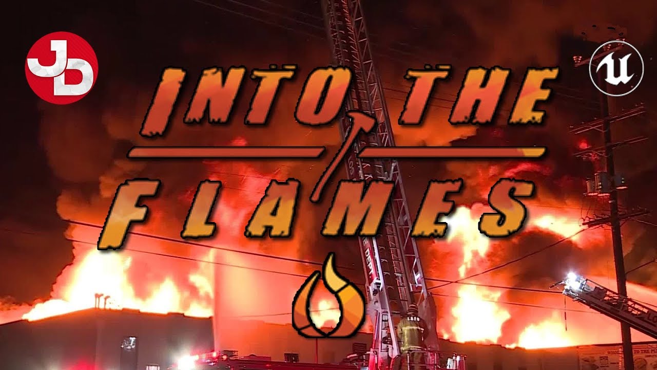 Into The Flames First Look WAREHOUSE FIRE Firefighting game