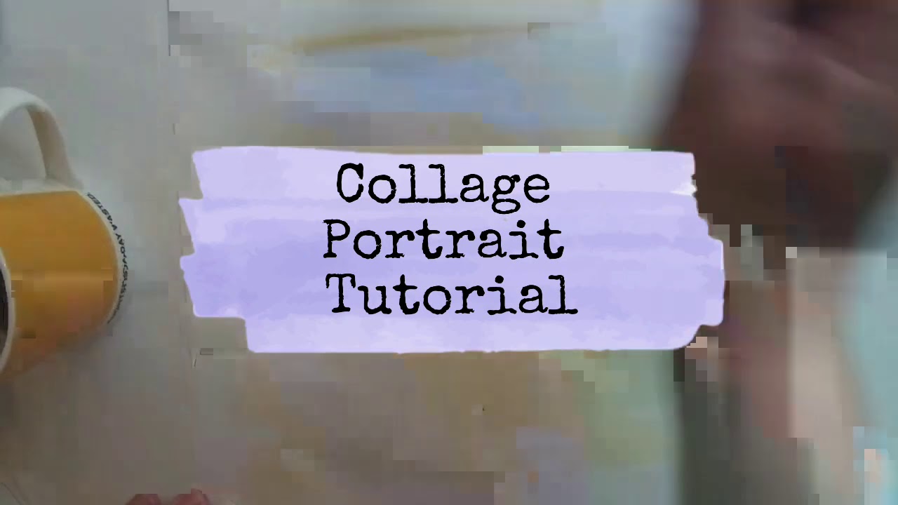 Collage portrait tutorial - YouTube