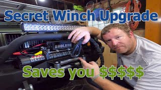 Harbor Freight Badland winch upgrade you must do!!!