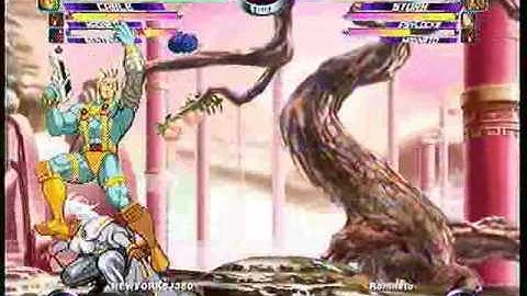 MvC2 Online (360): Josh 360 (Row) vs Brett (MSP) 15 .:1.5.10:.