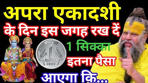 23 मई 2025 अपरा एकादशी के दिन इस जगह रख देना 1 सिक्का बनोगे करोड़पति || Premanand Ji Maharaj