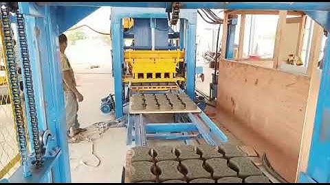 QTY6-15 brick machine paving brick making machine #blockmachine #brickmachine #blockmakingmachine