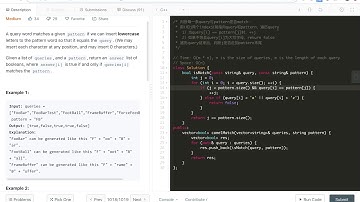 猩猩的乐园 Leetcode 1023 Camelcase Matching