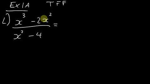 Simplifying Algebraic Fractions Ex(1A) Q(1L) C3
