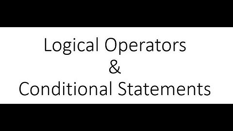 Logical Operators & Conditional Statements in MATLAB - Urdu & Hindi