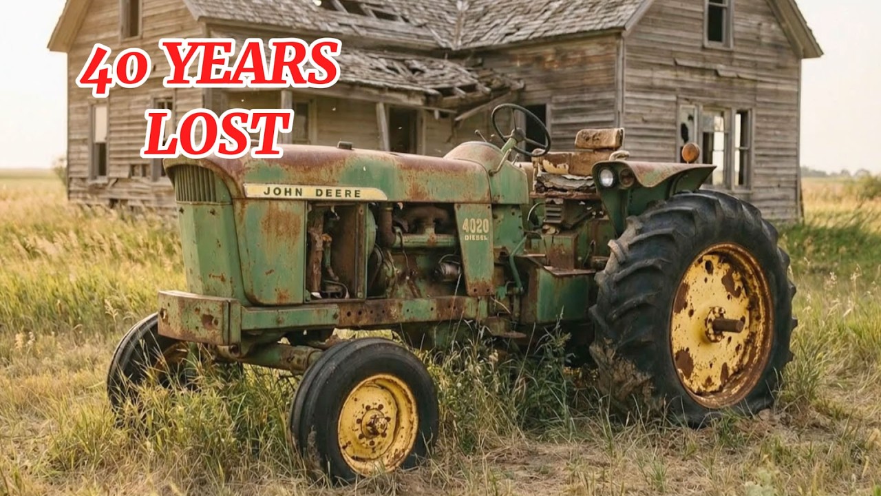 Abandoned 1968 John Deere 4020 Left to Rust for 40 Years — Full Restoration Transformation!