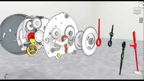 Alarm Clock in Autodesk Inventor