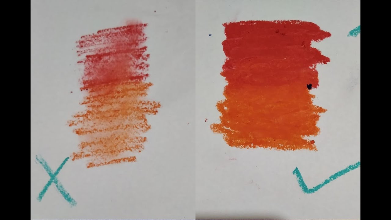 DO'S and DONT'S of BLENDING OIL PASTELS YouTube