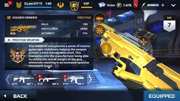 MC5 I started a new week in Diamond League with stock GOLDEN GRINDER, I reset the settings 3 times:)
