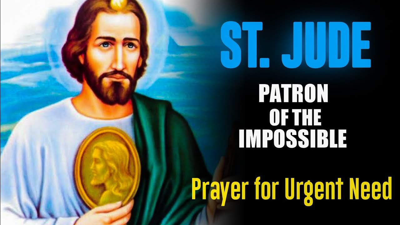 💙 Powerful Prayer to Saint Jude For Urgent Need St Jude, Patron of the