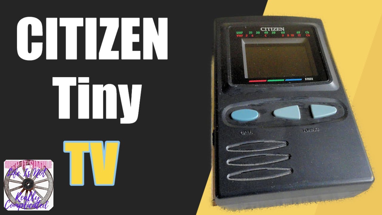 Mini TV portátil Citizen ST555 - San Diogenes