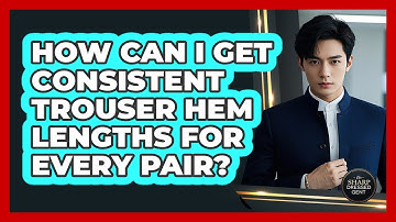 How Can I Get Consistent Trouser Hem Lengths For Every Pair? - The Sharp Dressed Gent