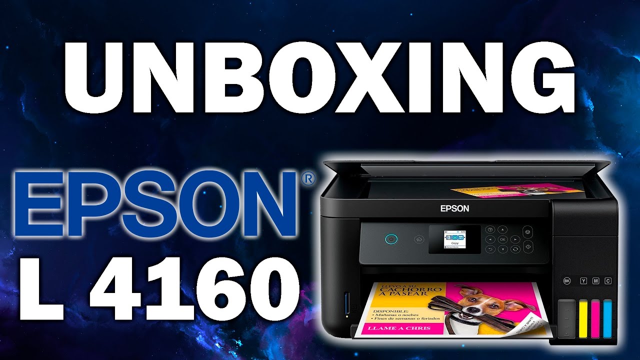 EPSON ECOTANK L4160 📇 Uboxing y Configuración 💻 Imprimiendo a Full 📄 en  este regreso a Clases 2021 📚 - YouTube