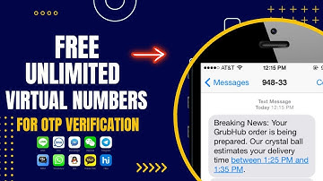 How to Get Unlimited SMS Verification🔥 Codes 2025 | Free OTP | Virtual Numbers