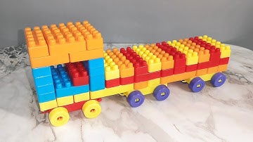 Satisfying Diy Lorry/Building Blocks ASMR/Lego Blocks ASMR/Relaxation#asmr #asmrsounds #diy 