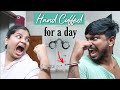 Hand cuff challenge for 24 hours  ( We got injured )