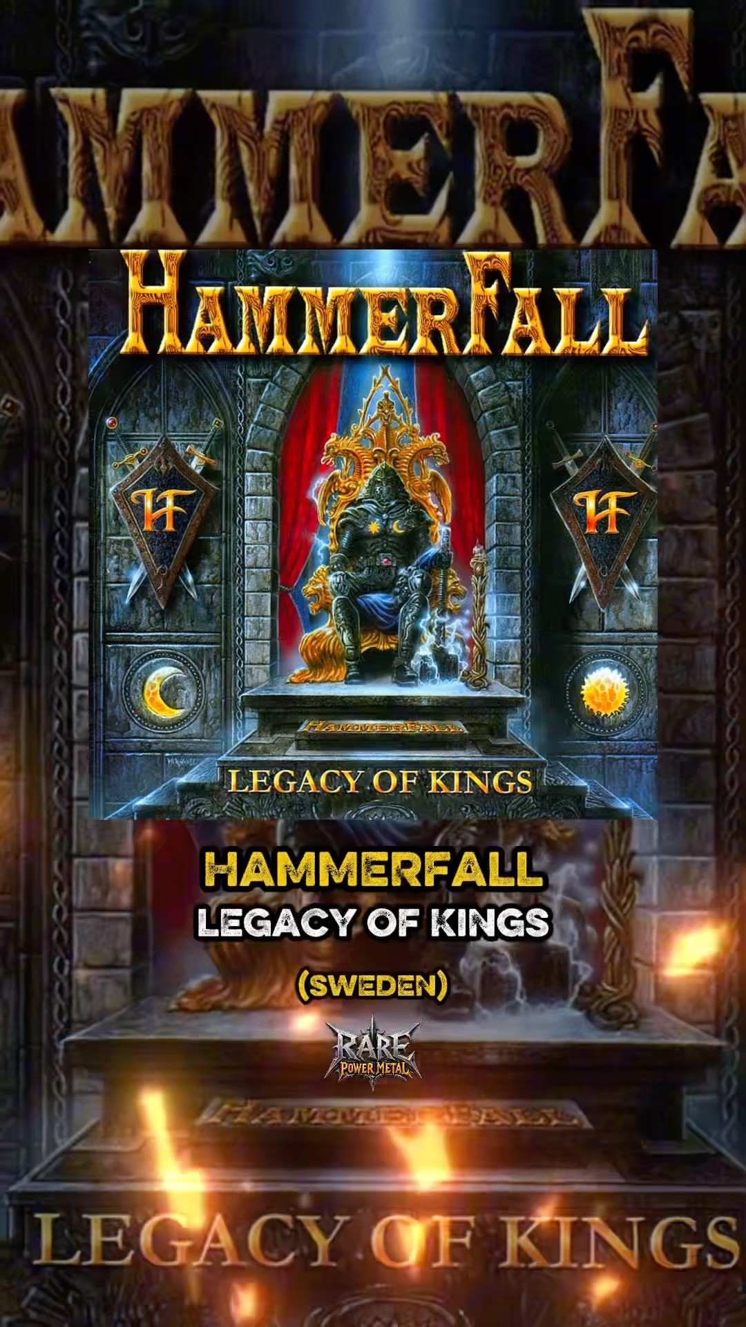 🎵 HAMMERFALL - Legacy Of Kings 🇸🇪 #hammerfall #legacyofkings