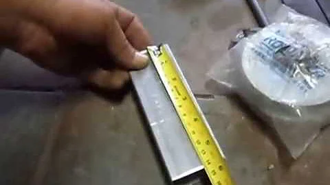 Qual é a medida da chapa de ferro?